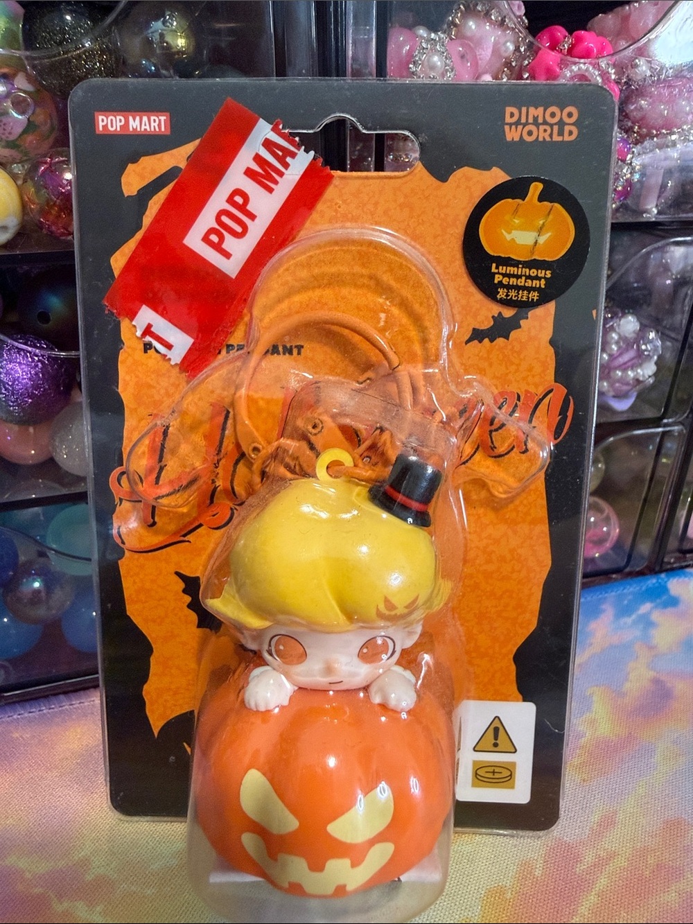Halloween Dimoo Pumpkin Luminous Pendant